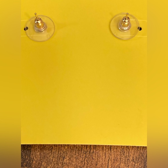 Kendra Scott 14K Gold over Brass Amethyst Earrings NEW - Picture 3 of 4